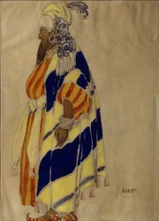 Costume design for the ballet Islamey by Mily Balakirev